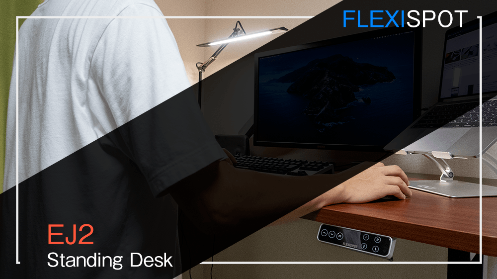 FLEXISPOT スタンディングデスク 電動式昇降デスク EJ2